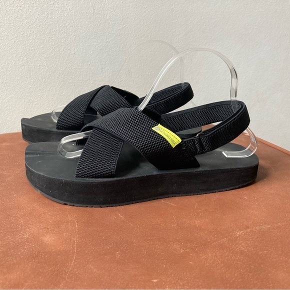 The Healing Sole | Everett Woven Mesh Strap Plantar Fasciitis Platform Sandals - Picture 1 of 9